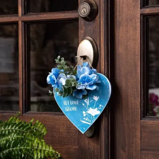 7 in. Unfinished Floral Heart Base {3}