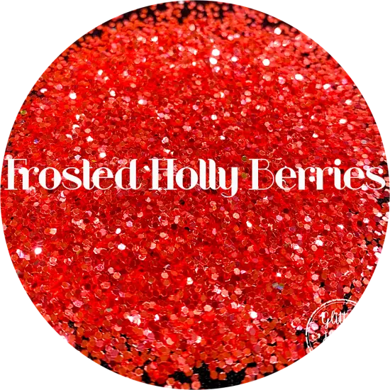 Polyester Glitter - Frosted Holly Berries by Glitter Heart Co.&trade; {1}