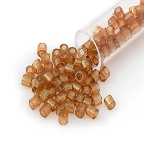 Miyuki Delica Seed Bead 8/0 Gold Luster Caramel {1}