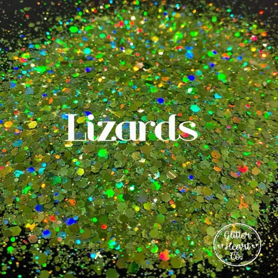 Polyester Glitter - Lizards by Glitter Heart Co.&trade; {3}