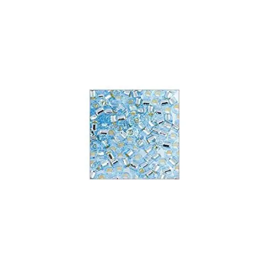 Miyuki Delica Seed Bead 11/0 Silver Lined Aqua {4}