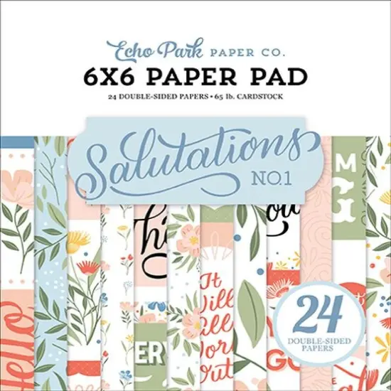 Echo Park Salutations No. 1: 6x6 Paper Pad {1}