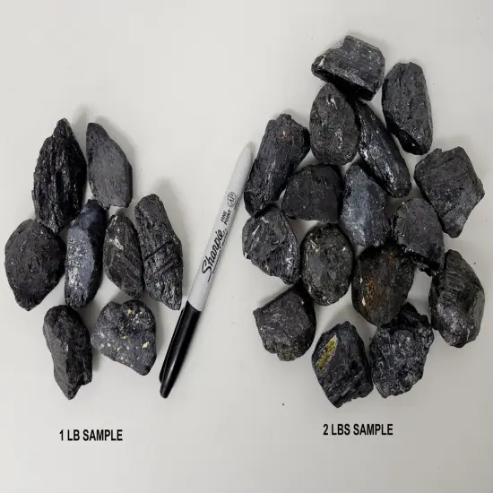 Black Tourmaline Crystal Large Chunks {3}