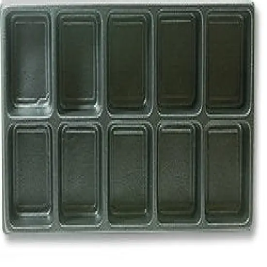 JewelrySupply Plastic Tray Standard Size 2x5 Black {1}