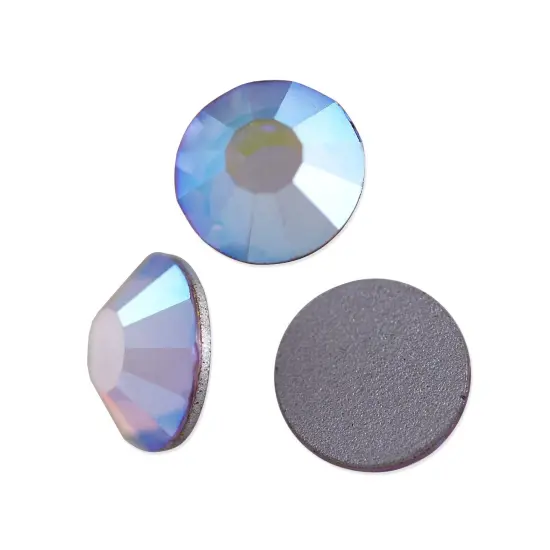 Preciosa Crystal VIVA12 Flat Back Rhinestone 4.7mm (SS20) Violet AB (Package of 50) {1}