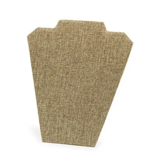 Burlap Necklace Stand Display with with an easel back (Jewelry Display) {1}
