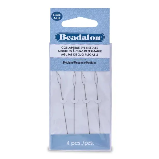 Beadalon Collapsible Eye Needles 2.5-Inch Medium {1}