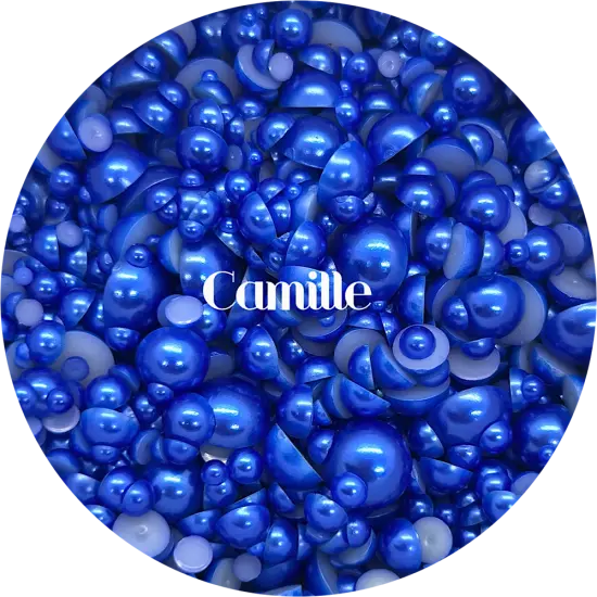 Flatback Resin Pearl Mix - Camille by Glitter Heart Co.&trade; {1}