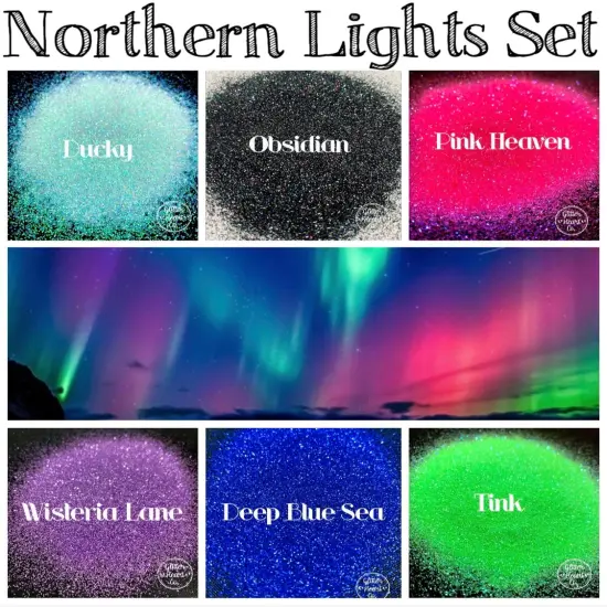 Glitter Northern Lights Set by Glitter Heart Co.&trade; {3}