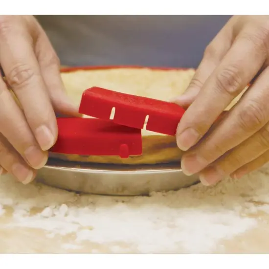 Talisman Designs Baking Pie Crust Shield Protector Cover for Edges of Pie - 8-inch to 11.5-inch Adjustable Silicone Baking Accessory for Making the Perfect Pie {4}