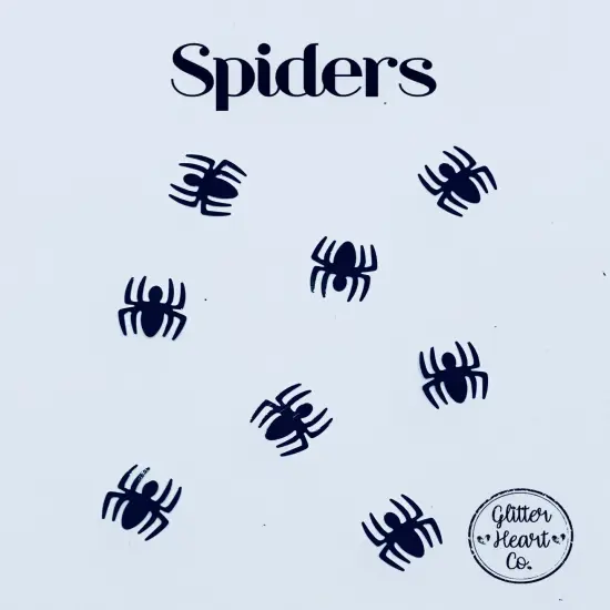Polyester Glitter - Spiders Glitter Shapes by Glitter Heart Co.™ {2}