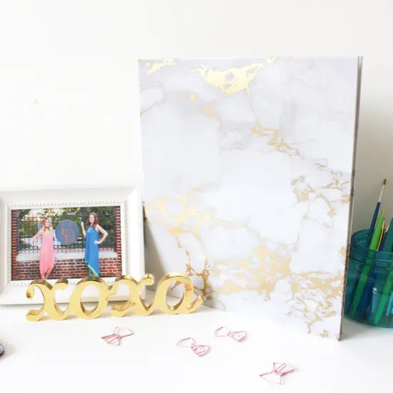 bloom daily planners 1" Ring Binder, 10" x 11.5", Marble {3}