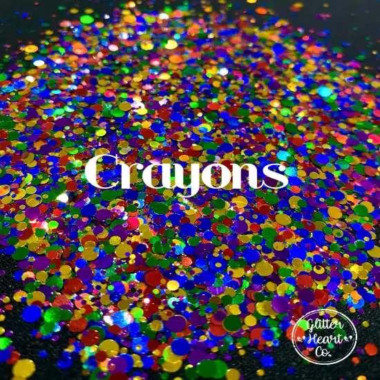Polyester Glitter - Crayons by Glitter Heart Co.&trade; {3}