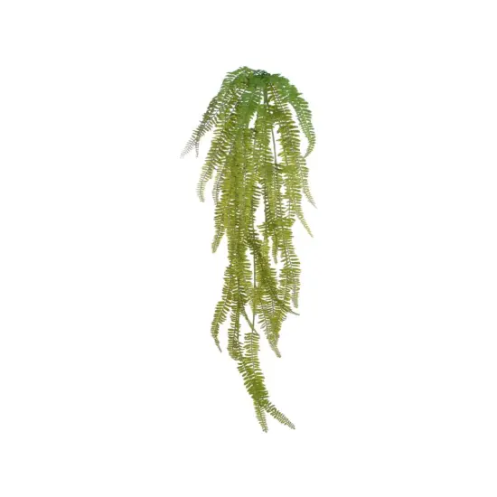 Extravagant 50" Hanging Fern Bush Set - 6 Piece Green, Perfect for Striking Home Decor, Special Events, and Creative Displays - Top Trending Lifelike Greenery Accent {1}