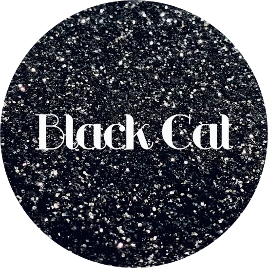 Polyester Glitter - Black Cat by Glitter Heart Co.&trade; {1}