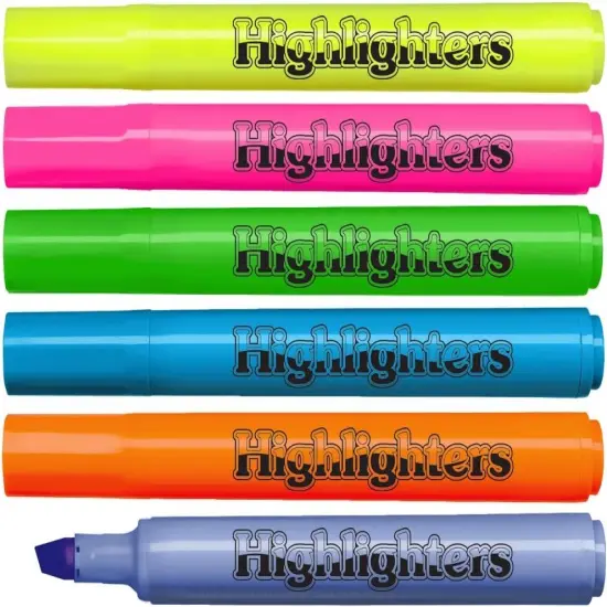 Highlight Markers Assorted Colors {2}