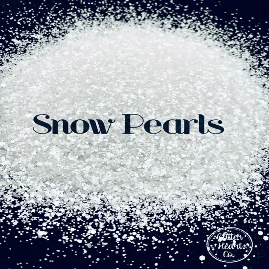 Polyester Glitter - Snow Pearls by Glitter Heart Co.&trade; {3}