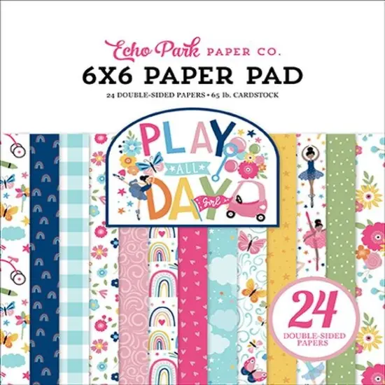 Echo Park Play All Day Girl 6x6 Paper Pad {1}