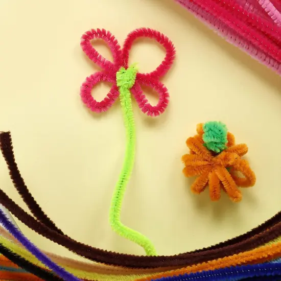 3 PACK - Incraftables 600pcs Pipe Cleaners Craft Supplies Set (20 Colors). Best Thick Fuzzy Chenille Stems Sticks with Googly Eyes. Colorful & Assorted Bulk Pipecleaners for DIY Arts & Crafts (12 inch Long) {5}