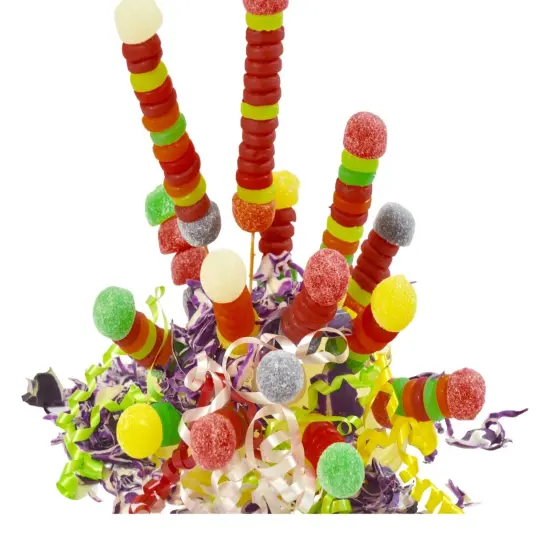 Skewer Food Server - The Dome Includes100 All Natural Bamboo Skewers to display bite-sized fruits, vegetables, meats, cheese, desserts, and other appetizers. {4}