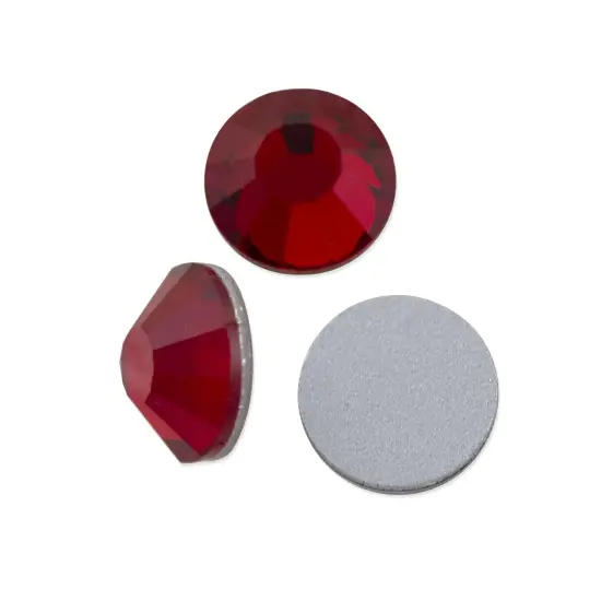 Preciosa Crystal VIVA12 Flat Back Rhinestone 6.5mm (SS30) Light Siam (Package of 20) {1}