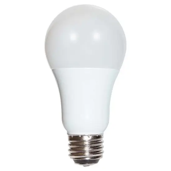 Satco 3-Way LED 3/9/12w A19 3000K Soft White Non-Dimmable Bulb {1}