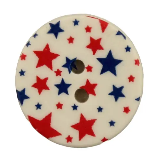 Buttons Galore and More Bulk Buttons - Red, White, & Blue Stars - 100 Buttons {1}