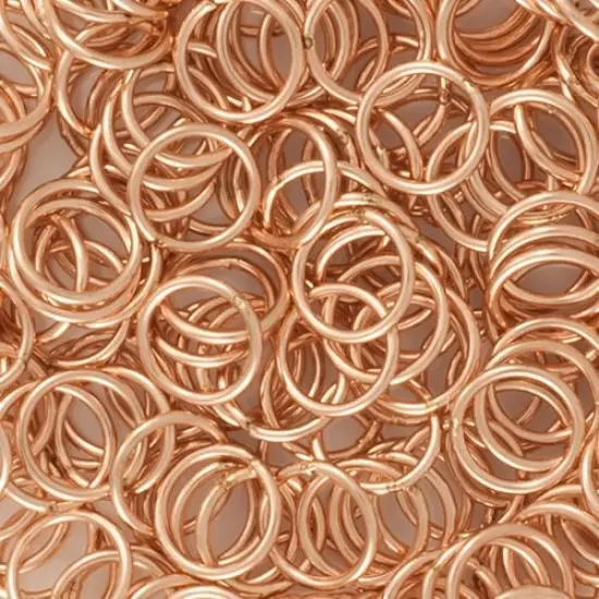 Closed Jump Ring 7mm Rose Gold Filled (Package of 1) {2}