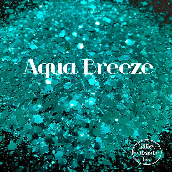 Polyester Glitter - Aqua Breeze by Glitter Heart Co.&trade; {3}