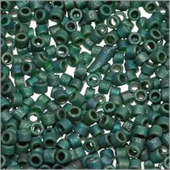 Miyuki Delica Seed Bead 11/0 Matte Opaque Glazed Luster Light Teal {2}