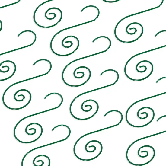 R N' D Toys Green Tree Ornament Hooks - Christmas Tree Gold Decorating Metal Wire Hangers for Hanging Decorations - Pack of 120 {5}