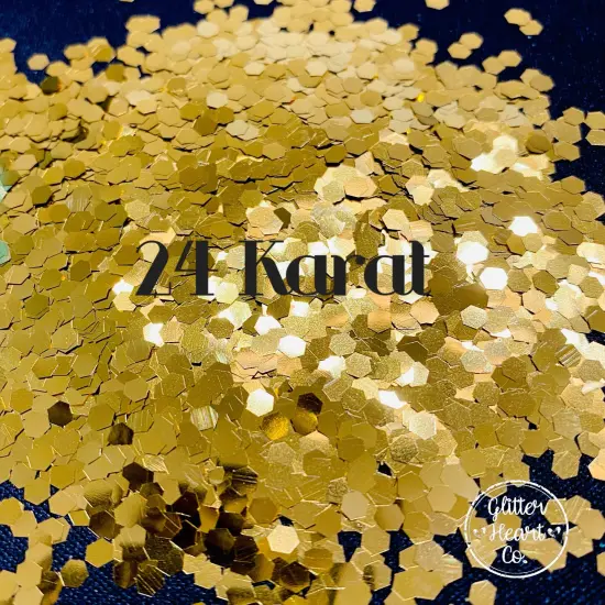 Polyester Glitter - 24 Karat by Glitter Heart Co.&trade; {3}