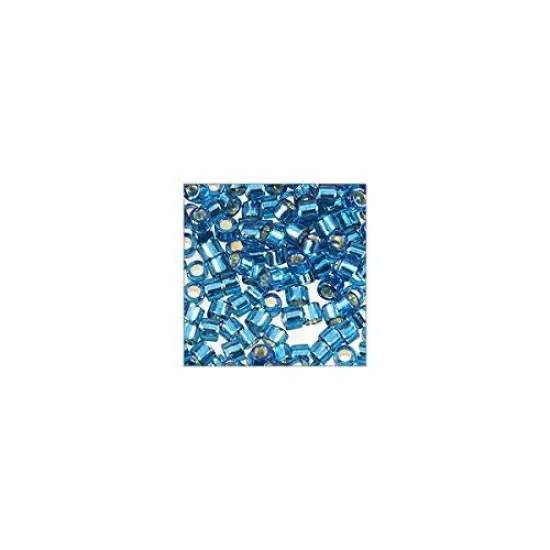 Miyuki Delica Seed Bead 11/0 Silver Lined Dark Turquoise {4}