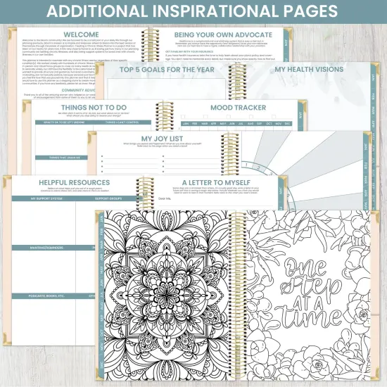 bloom daily planners Chronic Illness Planner, 7" x 9", You Are Stronger Than You Think {6}