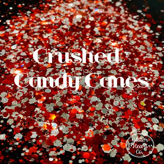 Polyester Glitter - Crushed Candy Canes by Glitter Heart Co.&trade; {3}