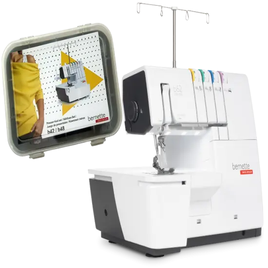 Bernette b62 AirLock Coverstitch Sewing Machine With Foot Kit Bundle {1}