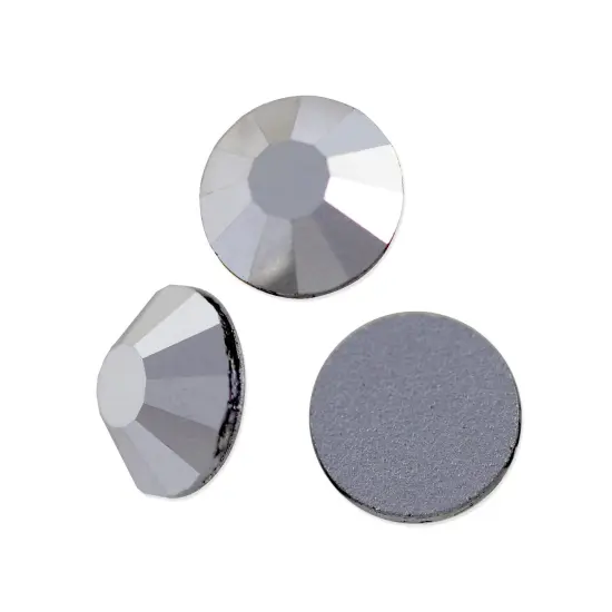 Preciosa Crystal VIVA12 Flat Back Rhinestone 4mm (SS16) Crystal Labrador (Package of 50) {1}