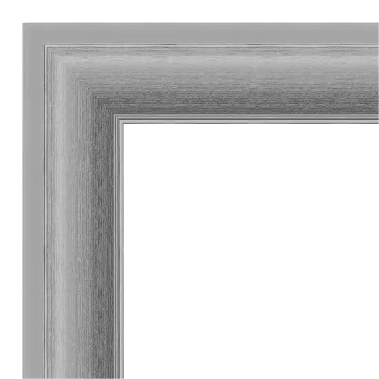 Peak Polished Nickel Framed Corkboard, Grey Cork {2}