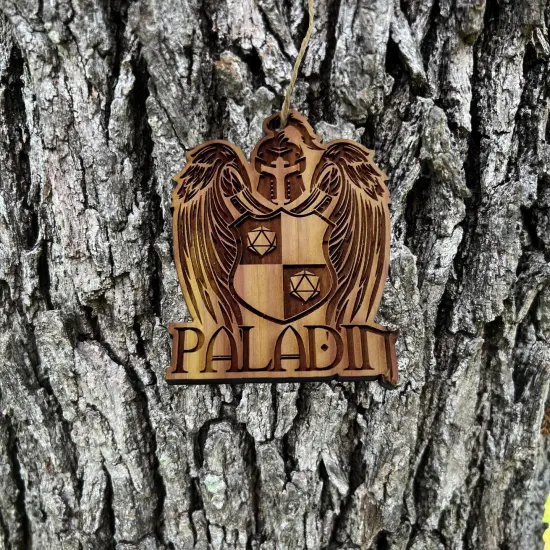 Paladin - Cedar Ornament {1}
