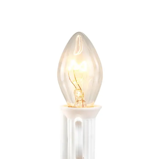 Northlight C7 Christmas String Lights - Clear - 24' White Wire - 25ct {4}