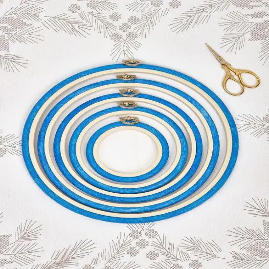 Round Flexi Hoop Nurge 230-2 Blue {2}