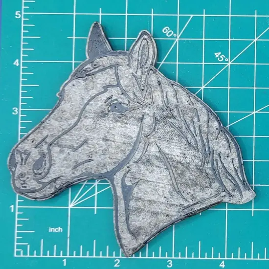 Horse Head - Left Facing - Silicone Freshie Mold {2}