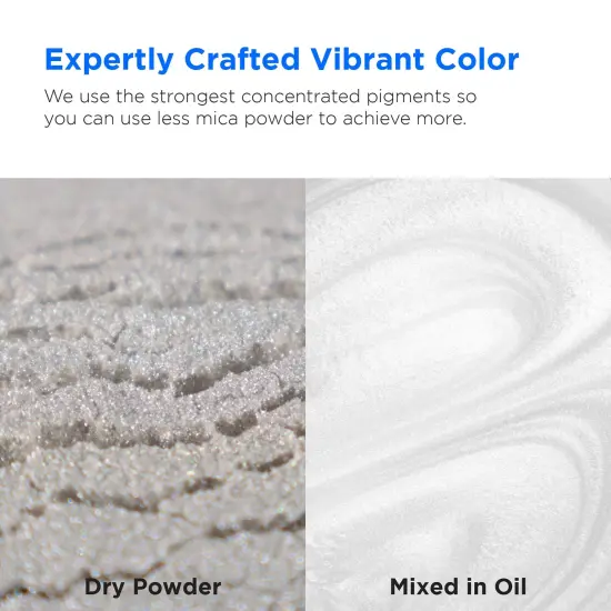 Rolio - 1 Jar Mica Powder (Astral White) - 50g / 1.8 oz {2}