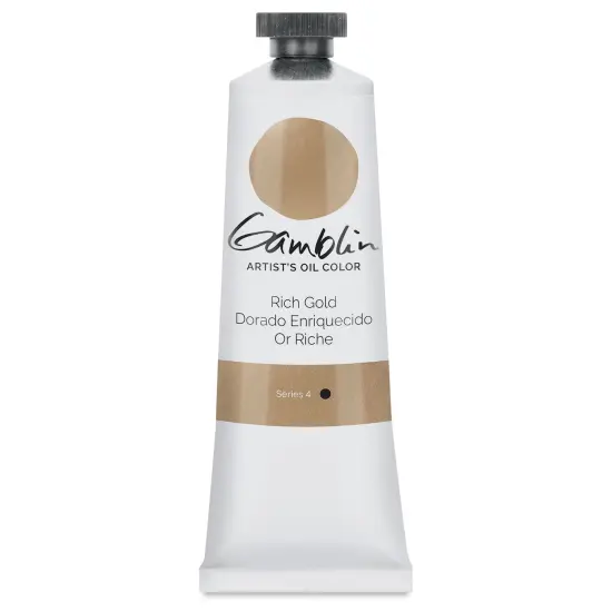 Gamblin Artist's Oil Color - Rich Gold, 37 ml tube {2}