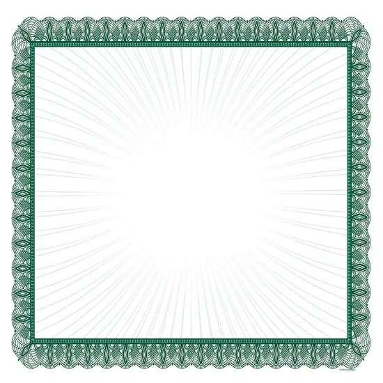 Great Papers! Value Certificate, Green Border, 8.5" x 11", Printer Compatible, 100 Count {1}