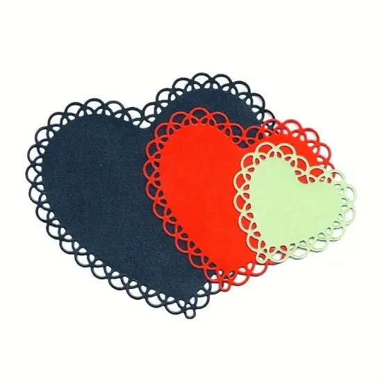 Filigree Heart Metal Cutting Die 3 Piece Set {2}