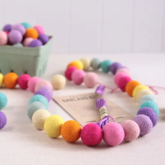 Felt Balls, Pot of Gold Pom-poms {4}