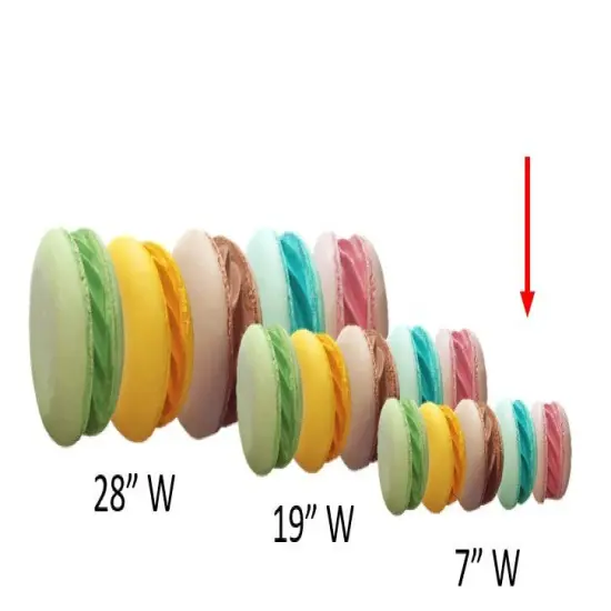 Small Macaroon Set Over Sized Statue {2}