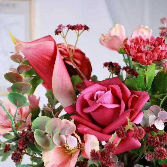 Artificial Flower Arrangement in Vase {2}