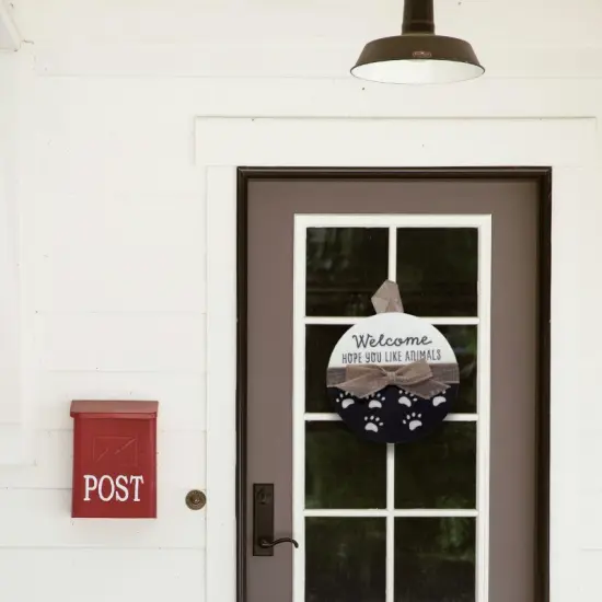 Welcome Hope You Like Animals Door Sign {2}